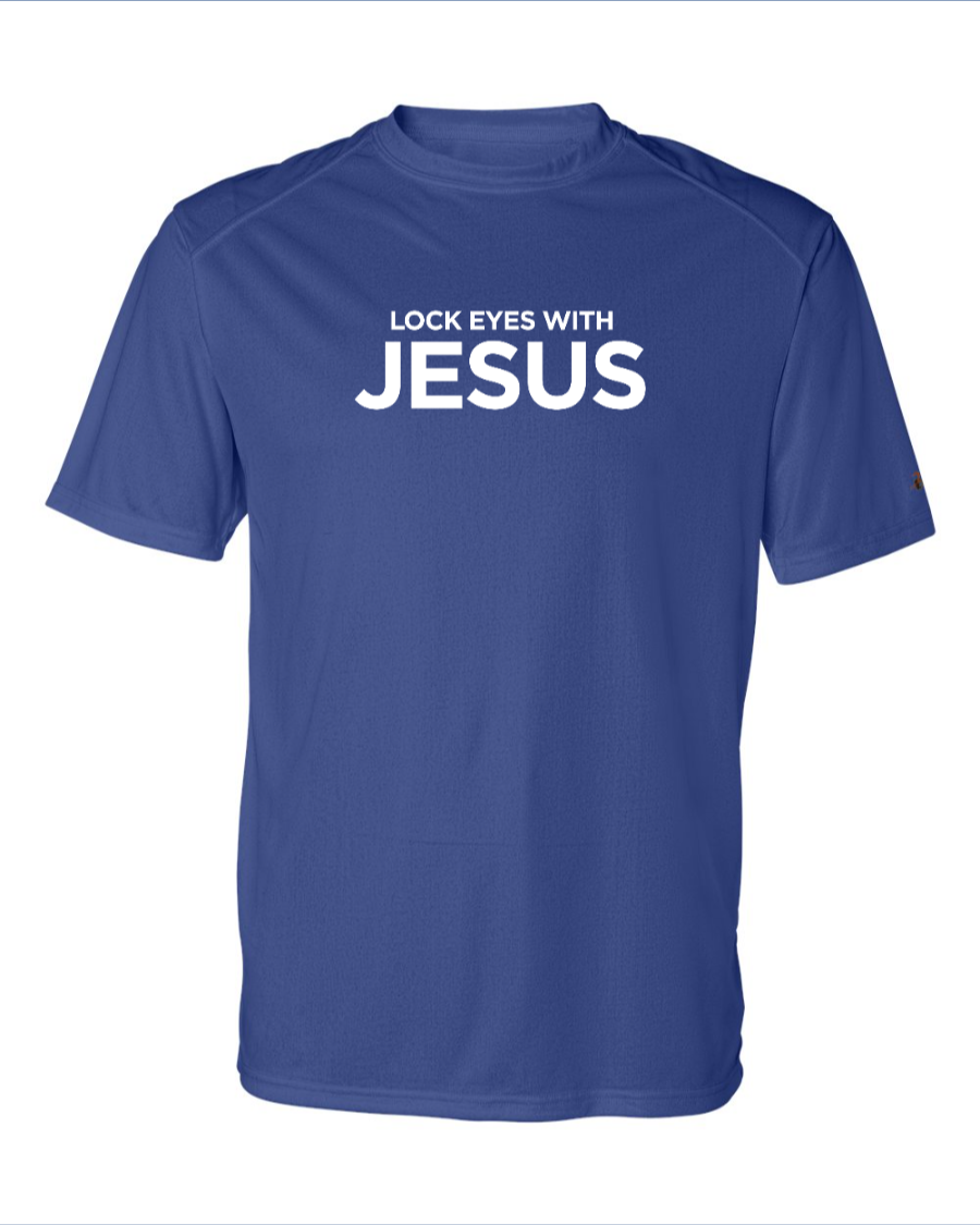 Lock Eyes With Jesus Coaches Shirt