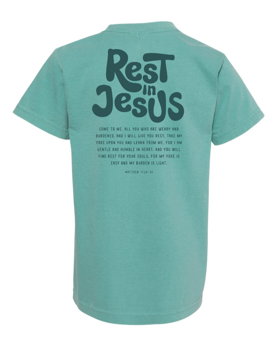 Rest in Jesus - Kids T Shirt