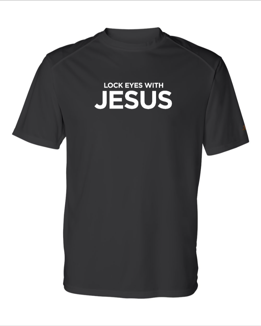 Lock Eyes With Jesus Coaches Shirt