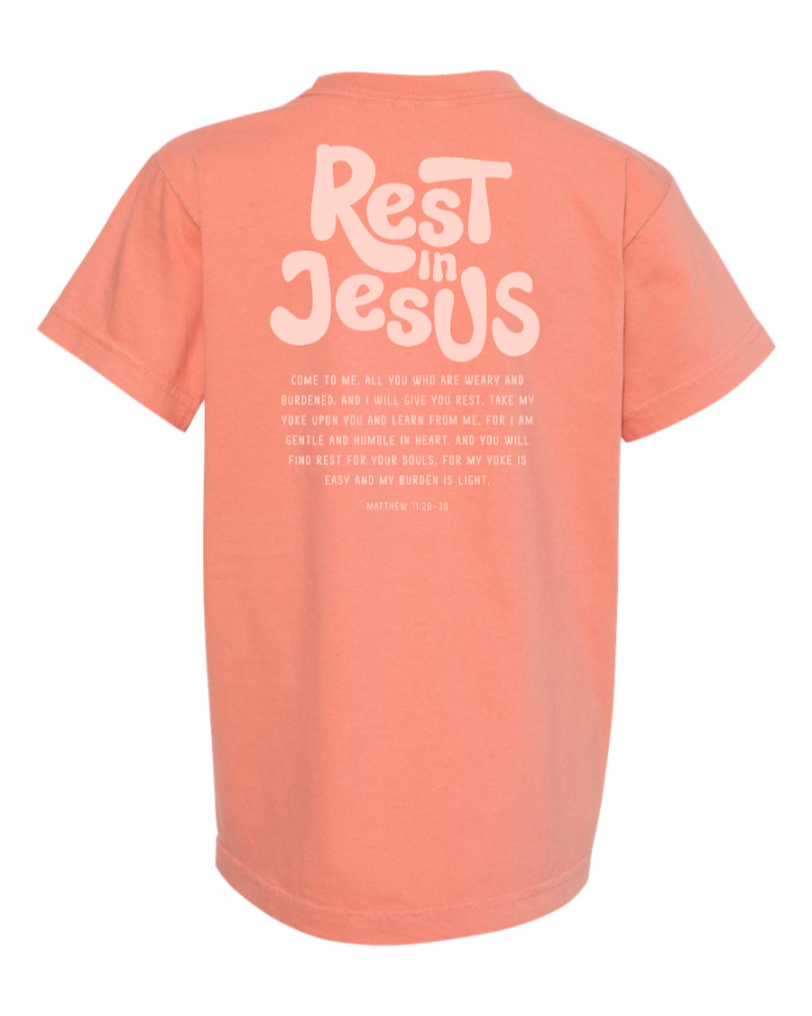 Rest in Jesus - Kids T Shirt