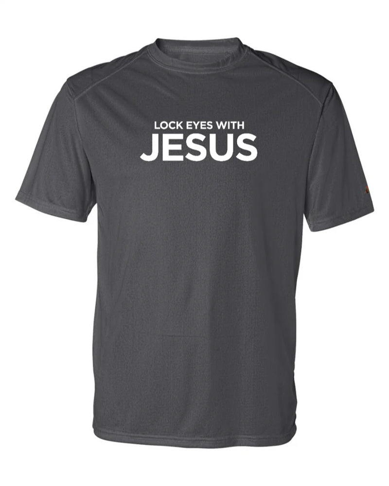 Lock Eyes With Jesus Coaches Shirt